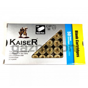 Патрон светозвукового действия Kaiser 9 мм P.A.K. Blank 50 штук