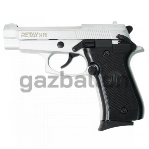 СХП Охолощенный пистолет Retay Mod 84 Beretta 84FS, кал. 9 мм, хром СХП Охолощенный пистолет Retay Mod 84 Beretta 84FS, кал. 9 мм, хром