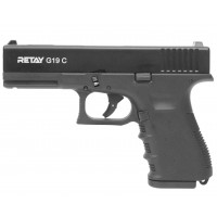 СХП Охолощенный пистолет Retay G19C Glock, кал. 9 мм