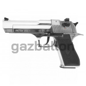 СХП Охолощенный пистолет Retay Eagle X Desert Eagle, кал. 9 мм, никель СХП Охолощенный пистолет Retay Eagle X Desert Eagle, кал. 9 мм, никель